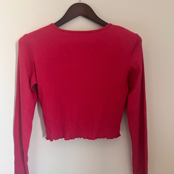 American eagle long sleeve crop top | Size Medium - Picture 3 of 4